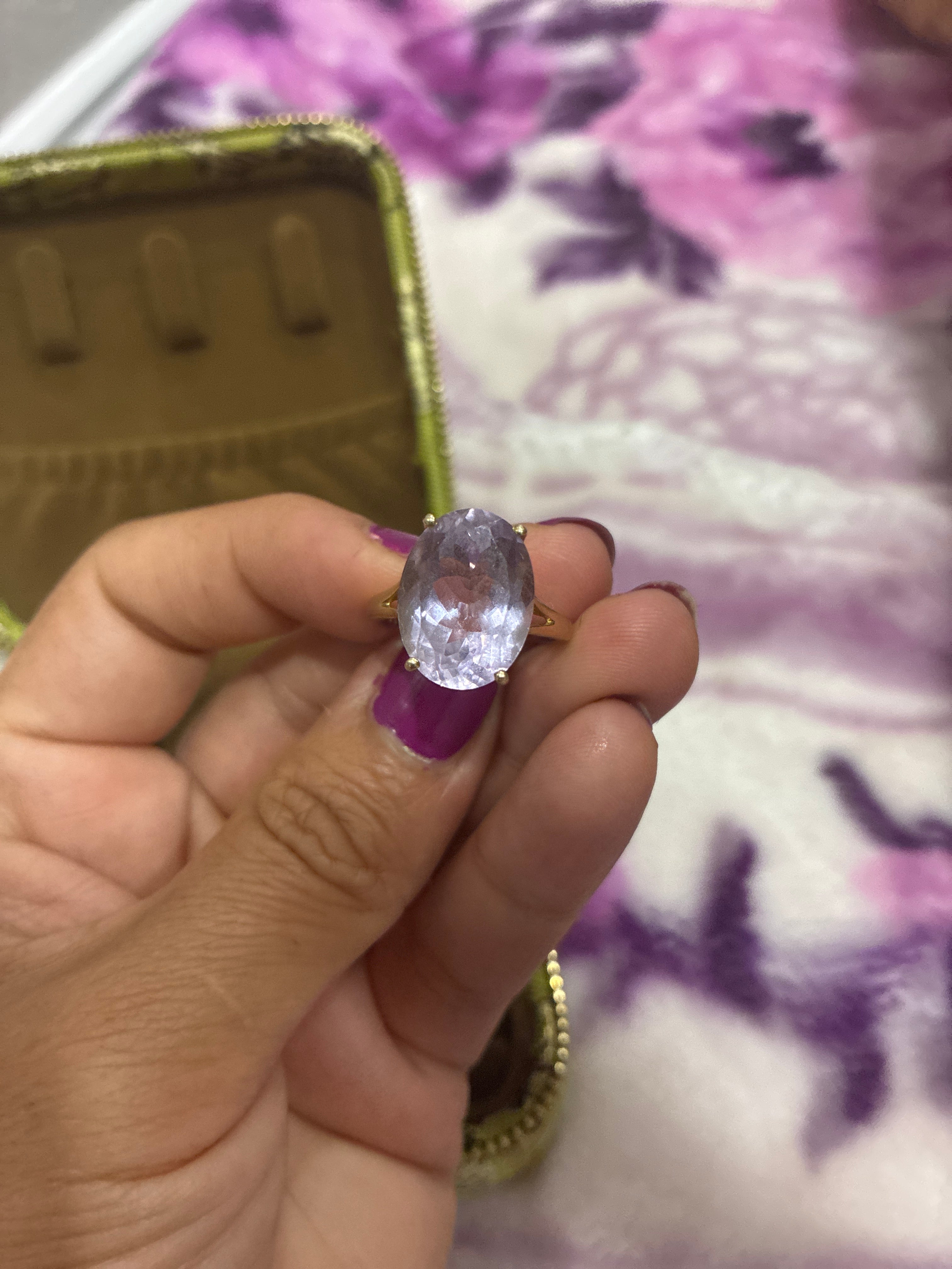 Amethyst 925 ring size 8