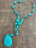 Turquoise color necklace