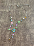 Beautiful pastel color adjustable necklace
